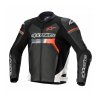 Bunda GP FORCE, ALPINESTARS (čierna/biela/červená fluo) 2025 (Veľkosť 54)