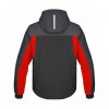 Bunda HOODIE H2OUT, SPIDI (čierna/antracit/červená) (Veľkosť L)