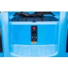 Detské elektrické vozidlo RIRIDRIVE 12V modré, vhodné na vnútorné aj vonkajšie použitie, 2,4 Ghz Diaľkové ovládanie, LED osvetlenie, Ovládanie Joystickom, 2X 15W motor