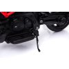 Elektrická Motorka APRILIA DORSODURO 900, Licencované, 12V batéria, EVA mäkké kolesá, 2 x 18W motor, Odpruženie, kovový rám, kovová vidlica, pomocné kolieska, čierne