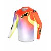 Dres RACER LUCENT, ALPINESTARS, detský (biela/čierna/žltá fluo) 2024 (Veľkosť S)