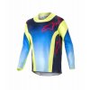 Dres RACER HOEN, ALPINESTARS, dětský (žlutá fluo/modrá/červená) 2024 (Velikost M)