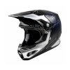 Prilba FORMULA S CARBON, FLY RACING - USA (modrá/strieborná) (Veľkosť L)