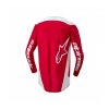 Dres FLUID LURV, ALPINESTARS (červená/biela) 2024 (Veľkosť S)