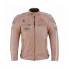 Kožená dětská moto bunda BSTAR Kids Pink (Veľkosť 8)