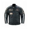 Kožená dětská moto bunda BSTAR Kids Black (Veľkosť 8)