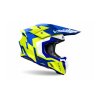 Prilba TWIST 3 Dizzy, AIROH (lesklá modrá/žltá) 2024 (Veľkosť M)