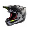 Prilba S-M5 ROVER 2, ALPINESTARS (tmavo šedá/žltá fluo) 2024 (Veľkosť XL (obvod 61 - 62 cm))