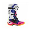 Topánky TECH 10 limitovaná edícia COAST, ALPINESTARS (biela/tmavo modrá/ružová/žltá fluo/oranžová/čierna) 2024 (Veľkosť 42)
