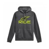 Mikina RIDE 4.0, ALPINESTARS (šedá/žltá/černá) (Veľkosť S)