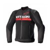 Bunda SMX AIR, ALPINESTARS (čierna/červená fluo) 2026 (Veľkosť XL)