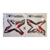 Polep XQUAD MOTOSPORT - červený (Farba červený)
