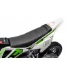 Elektrická Motorka MOTOCROSS, Oranžová, 12V batéria, EVA mäkké kolesá, Koženkové sedadlo, 2 x 25W Motor, Odpruženie, Kovový rám, MP3 Prehrávač s Bluetoothom, pomocné kolieska