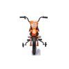 Elektrická Motorka MOTOCROSS, Oranžová, 12V batéria, EVA mäkké kolesá, Koženkové sedadlo, 2 x 25W Motor, Odpruženie, Kovový rám, MP3 Prehrávač s Bluetoothom, pomocné kolieska