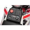Elektrická Motorka MOTOCROSS, červená, 12V batéria, EVA mäkké kolesá, Koženkové sedadlo, 2 x 25W Motor, Odpruženie, Kovový rám, MP3 Prehrávač s Bluetoothom, pomocné kolieska
