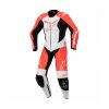 Jednodielna kombinéza GP PLUS 2, ALPINESTARS, detská (červená fluo/biela/čierna) 2024 (Veľkosť 130)