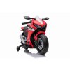 Elektrická Motorka HONDA CBR 1000RR, Licencované, 12V batéria, Plastové kolesá, 30W motor, LED svetlá, pevný rám, pomocné kolieska, červené