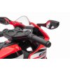Elektrická Motorka HONDA CBR 1000RR, Licencované, 12V batéria, Plastové kolesá, 30W motor, LED svetlá, pevný rám, pomocné kolieska, červené