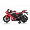 Elektrická Motorka HONDA CBR 1000RR, Licencované, 12V batéria, Plastové kolesá, 30W motor, LED svetlá, pevný rám, pomocné kolieska, červené