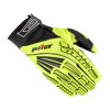Rukavice PIONEER, PILOT, detské (žltá fluo/čierna/červená) (Veľkosť 3)