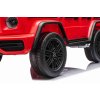 Elektrické autíčko Mercedes-Benz G63 AMG 4x4² Dvojmiestne 12V, červené, MP3 Prehrávač s USB/AUX vstupom, Pohon 4x4, Batéria 12V14Ah, EVA kolesá s odpružením, Koženkové sedadlá, Diaľkový ovládač, Licencované