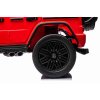 Elektrické autíčko Mercedes-Benz G63 AMG 4x4² Dvojmiestne 12V, červené, MP3 Prehrávač s USB/AUX vstupom, Pohon 4x4, Batéria 12V14Ah, EVA kolesá s odpružením, Koženkové sedadlá, Diaľkový ovládač, Licencované