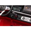 Elektrické autíčko Mercedes-Benz G63 AMG 4x4² Dvojmiestne 12V, červené, MP3 Prehrávač s USB/AUX vstupom, Pohon 4x4, Batéria 12V14Ah, EVA kolesá s odpružením, Koženkové sedadlá, Diaľkový ovládač, Licencované