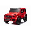 Elektrické autíčko Mercedes-Benz G63 AMG 4x4² Dvojmiestne 12V, červené, MP3 Prehrávač s USB/AUX vstupom, Pohon 4x4, Batéria 12V14Ah, EVA kolesá s odpružením, Koženkové sedadlá, Diaľkový ovládač, Licencované