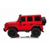 Elektrické autíčko Mercedes-Benz G63 AMG 4x4² Dvojmiestne 12V, červené, MP3 Prehrávač s USB/AUX vstupom, Pohon 4x4, Batéria 12V14Ah, EVA kolesá s odpružením, Koženkové sedadlá, Diaľkový ovládač, Licencované