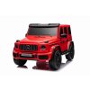 Elektrické autíčko Mercedes-Benz G63 AMG 4x4² Dvojmiestne 12V, červené, MP3 Prehrávač s USB/AUX vstupom, Pohon 4x4, Batéria 12V14Ah, EVA kolesá s odpružením, Koženkové sedadlá, Diaľkový ovládač, Licencované