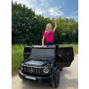 Elektrické autíčko Mercedes-Benz G63 AMG 4x4² Dvojmiestne 12V, biele, MP3 Prehrávač s USB/AUX vstupom, Pohon 4x4, Batéria 12V14Ah, EVA kolesá s odpružením, Koženkové sedadlá, Diaľkový ovládač, Licencované