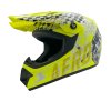 Detská CROSS prilba Skeleton Mejia - Yellow