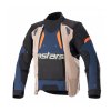 bunda halo drystar alpinestars tmave modra khaki oranzova cerna 2025