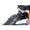 Elektrická Motorka APRILIA DORSODURO 900, Licencované, 12V batéria, EVA mäkké kolesá, 2 x 18W motor, Odpruženie, kovový rám, kovová vidlica, pomocné kolieska, červené
