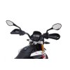 Elektrická Motorka APRILIA DORSODURO 900, Licencované, 12V batéria, EVA mäkké kolesá, 2 x 18W motor, Odpruženie, kovový rám, kovová vidlica, pomocné kolieska, červené