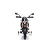 Elektrická Motorka APRILIA DORSODURO 900, Licencované, 12V batéria, EVA mäkké kolesá, 2 x 18W motor, Odpruženie, kovový rám, kovová vidlica, pomocné kolieska, červené