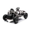 Elektrická Motokára SPORT-KART 24V, čierna, EVA kolesá, Koženkové sedadlo, 2 x 50W Motor, 24V Batéria, Masívna kovová konštrukcia