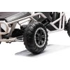 Elektrická Motokára SPORT-KART 24V, čierna, EVA kolesá, Koženkové sedadlo, 2 x 50W Motor, 24V Batéria, Masívna kovová konštrukcia