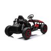 Elektrická Motokára SPORT-KART 24V, červená, EVA kolesá, Koženkové sedadlo, 2 x 50W Motor, 24V Batéria, Masívna kovová konštrukcia