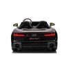 Elektrické autíčko Audi R8 SPYDER Dvojmiestne 24V, čierne, MP3 Prehrávač s USB/AUX a Bluetoothom, Batéria 24V/14Ah, 2 x 200W Motory, EVA kolesá so zadným odpružením, Koženkové sedadlá, Diaľkový ovládač, Licencované