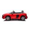 Elektrické autíčko Audi R8 SPYDER Dvojmiestne 24V, červené, MP3 Prehrávač s USB/AUX a Bluetoothom, Batéria 24V/14Ah, 2 x 200W Motory, EVA kolesá so zadným odpružením, Koženkové sedadlá, Diaľkový ovládač, Licencované