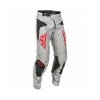 Kalhoty KNETIC SYM, FLY RACING - USA 2025 (šedá/červená/černá) (Veľkosť 28)