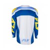 Dres F-16, FLY RACING - USA 2025 (biela/modrá/žltá) (Veľkosť M)