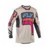Dres LITE VICE, FLY RACING - USA 2025 (sivá/ružová) (Veľkosť M)