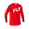 Dres EVOLUTION, FLY RACING - USA 2025 (červená/biela/čierna) (Veľkosť S)