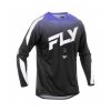 Dres EVOLUTION, FLY RACING - USA 2025 (čierna/biela/fialová) (Veľkosť S)