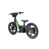 Detské elektrické odrážadlo RIRIBIKE RTX6 24V (16”), zelené, Lítiová batéria, 250W Motor, Kotúčová brzda, Nastaviteľné mäkké PU sedadlo