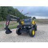 Elektrický Báger Volvo Excavator 12V s podkopovou lyžicou, Jednomiestne, červený, mäkké koženkové sedadlo, MP3 Prehrávač s USB/SD/AUX vstupom, Zadný pohon, 2 x 35W Motor, EVA kolesá, 12V/14Ah batéria