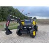 Elektrický Báger Volvo Excavator 12V s podkopovou lyžicou, Jednomiestne, červený, mäkké koženkové sedadlo, MP3 Prehrávač s USB/SD/AUX vstupom, Zadný pohon, 2 x 35W Motor, EVA kolesá, 12V/14Ah batéria