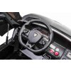 Elektrické autíčko Lamborghini Aventador 12V Dvojmiestne, čierne, 2,4 GHz diaľkové ovládanie, USB / SD Vstup, odpruženie, vertikálne otváracie dvere, mäkké EVA kolesá, 2X MOTOR, ORIGINAL licencia
